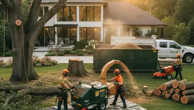 Professional landscaping and tree removal in Burlington, VT by Chop Chop Tree experts